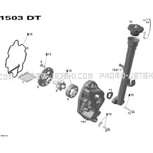 02- Oil Separator pour Sea-Doo 2007 GTI 4-TEC STD, 2007