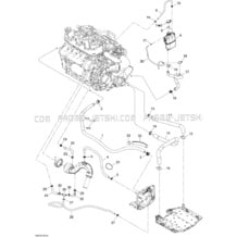 01- Cooling System pour Seadoo 2007 GTX Wake, 2007