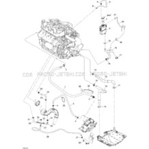 01- Cooling System (1503 BVIC) pour Sea-Doo 2007 RXP 1503 BVIC, 2007