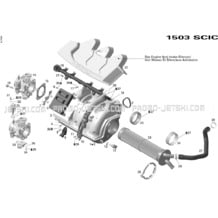 02- Air Intake Manifold Sea-Doo pour Seadoo 2007 RXP 1503 BVIC, 2007