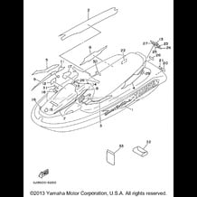 GRAPHIC - TOOL pour Yamaha 1996 WaveRunner WAVE VENTURE 700 (WVT700U) 1996