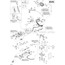 10- Electrical System BVIC pour Sea-Doo 2007 RXP 1503 BVIC, 2007