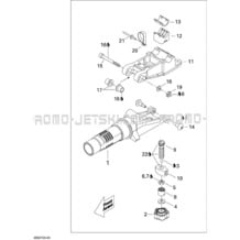 07- Adjustable Handle Bar INT pour Sea-Doo 2007 RXT, 2007