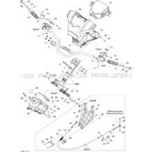 07- Steering System pour Seadoo 2008 GTI 130, 2008