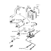 Electrical Equipment pour Kawasaki 1989 Jet Mate