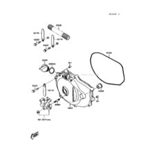 Engine Cover(s) pour Kawasaki 1989 Jet Mate