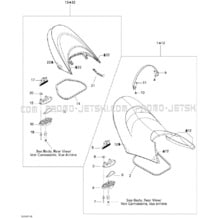 09- Seat pour Sea-Doo 2008 GTX 155, 2008