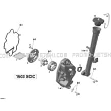 02- Oil Separator pour Sea-Doo 2008 WAKE 215, 2008