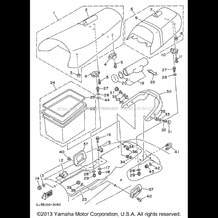 SEAT - UNDER LOCKER pour Yamaha 1996 WaveRunner WAVE VENTURE 700 - WVT700U - 1996