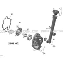 02- Oil Separator pour Sea-Doo 2008 RXP  X 255, 2008