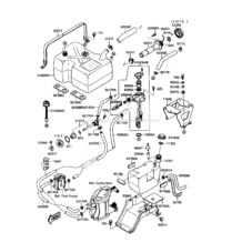 Fuel Tank pour Kawasaki 1989 Jet Mate