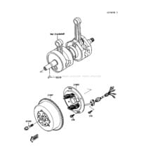 Generator pour Kawasaki 1989 Jet Mate