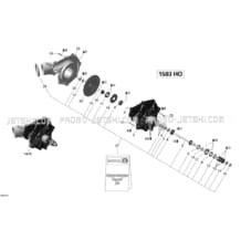 02- Supercharger pour Seadoo 2009 RXP-X 255 and 255 RS, 2009