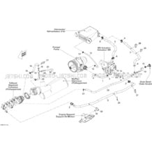 01- Cooling System 1 pour Seadoo 2009 RXT iS 255, 2009