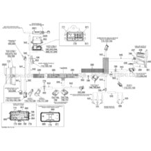 10- Electrical Harness 1 pour Seadoo 2010 GTI 130 and Rental, 2010
