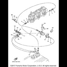 FUEL pour Yamaha 1997 WaveRunner GP1200V - 1997