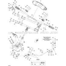 07- Steering pour Sea-Doo 2010 RXP-X 255 and 255 RS, 2010