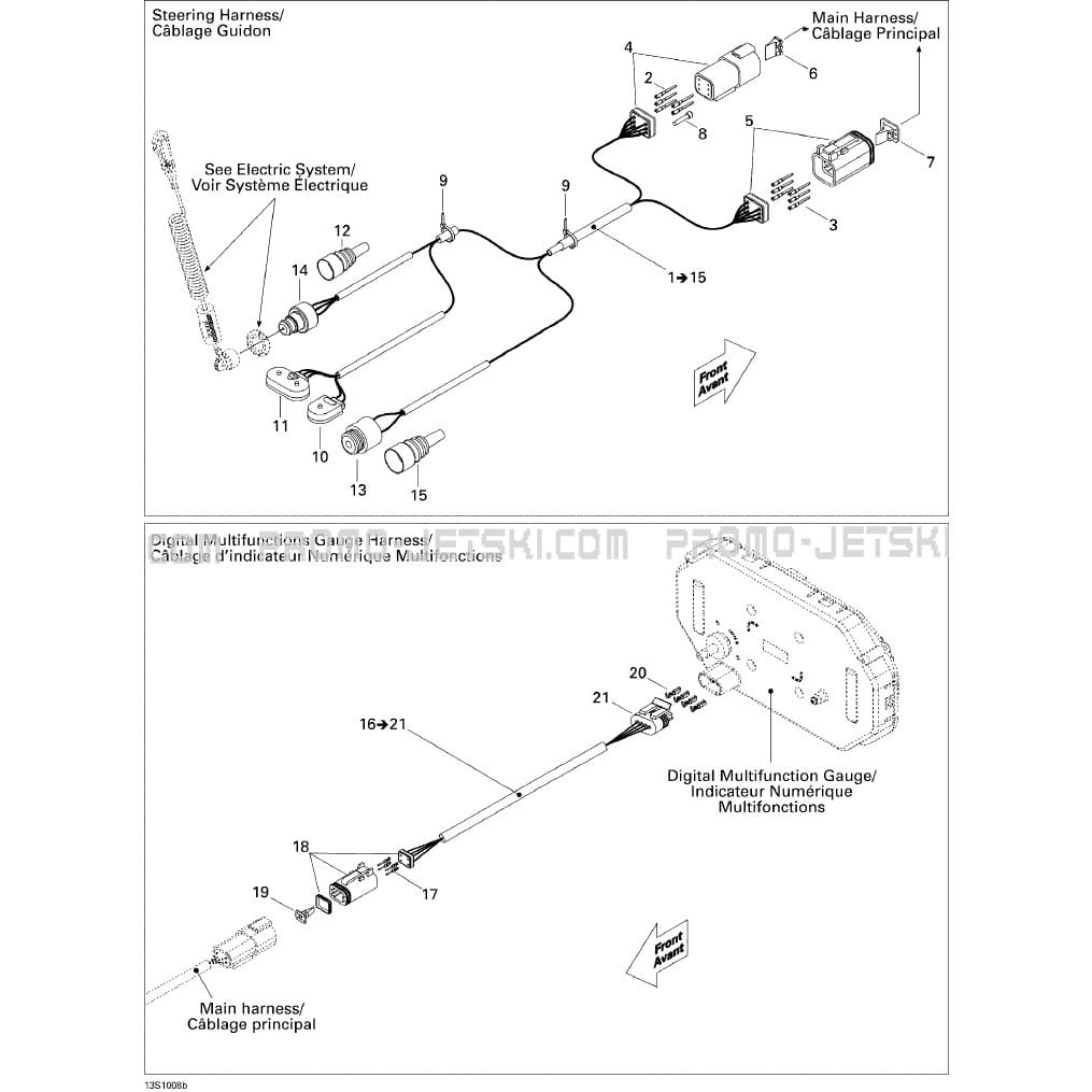 seadoo vts harness seadoo vts harness