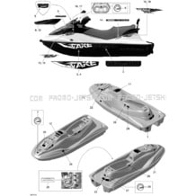 09- Decals pour Seadoo 2010 Wake 155, 2010
