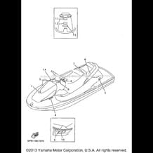 IMPORTANT LABELS pour Yamaha 1997 WaveRunner GP1200V - 1997