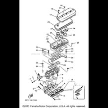 INTAKE pour Yamaha 1997 WaveRunner GP1200V - 1997