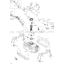 02- Fuel System pour Sea-Doo 2011 GTS Pro 130, 2011