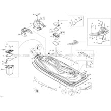 09- Body pour Seadoo 2011 GTS Pro 130, 2011