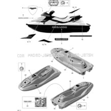 09- Decals pour Seadoo 2011 GTS Pro 130, 2011