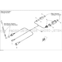 10- Electrical Harness 2 pour Sea-Doo 2011 GTS Pro 130, 2011