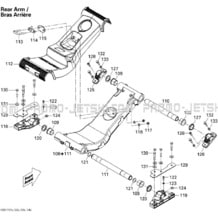 09- Seat Suspension 2 pour Seadoo 2011 GTX LTD iS 260, 2011