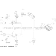 10- Electrical Harness (Steering) pour Seadoo 2011 GTX LTD iS 260, 2011