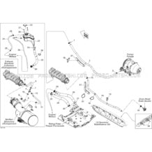 01- Cooling System pour Seadoo 2011 GTX 155, 2011