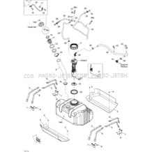 02- Fuel System pour Sea-Doo 2011 RXP-X 255 & RS, 2011