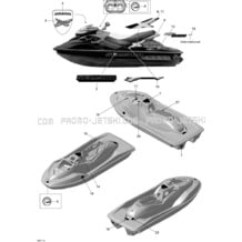 09- Decals pour Sea-Doo 2011 RXP-X 255 & RS, 2011