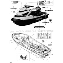 09- Decals pour Seadoo 2011 RXT iS 260, 2011