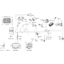 10- Electrical Harness (Main) pour Sea-Doo 2011 RXT iS 260, 2011