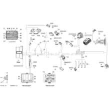 10- Electrical Harness (Main) pour Seadoo 2011 RXT iS 260, 2011