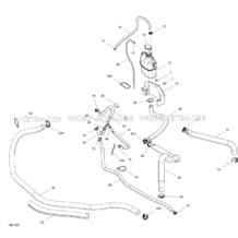 01- Cooling System pour Seadoo 2012 GTR 215, 2012