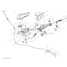 07- Steering pour Seadoo 2012 GTR 215, 2012