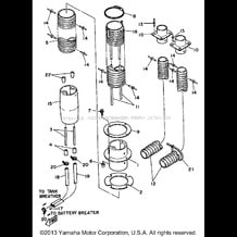 VENTILATION pour Yamaha 1990 WaveRunner WAVE JAMMER - WJ500D - 1990