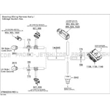 10- Electrical Harness , Steering pour Seadoo 2012 GTS 130 & Rental 99, 2012 (25CS, 43CS)