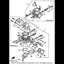 CARBURETOR pour Yamaha 1997 WaveRunner WAVE BLASTER II 760 (WB760V) 1997