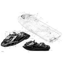 09- Decals pour Seadoo 2012 RXP-X 260 & RS, 2012