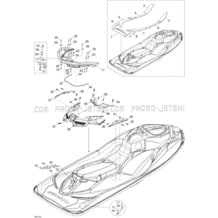 09- Body, Rear View pour Sea-Doo 2012 RXP-X 260 & RS, 2012
