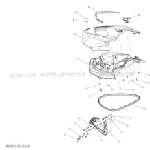 09- Front Cover pour Sea-Doo 2013 GTI 130, 2013