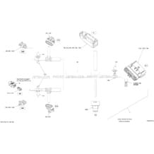 10- Electrical Harness Steering pour Sea-Doo 2013 GTI 130, 2013
