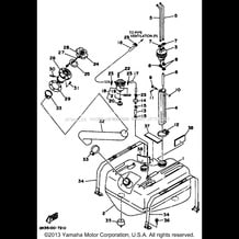 FUEL TANK pour Yamaha 1997 WaveRunner WAVE BLASTER II - WB760V - 1997