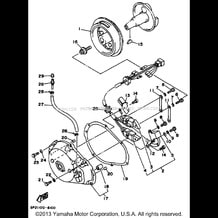 GENERATOR pour Yamaha 1997 WaveRunner WAVE BLASTER II - WB760V - 1997