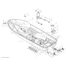 09- Hull pour Seadoo 2013 GTX LTD iS 260, 2013