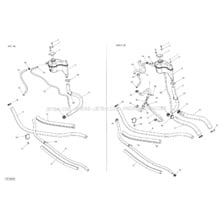 01- Cooling System pour Seadoo 2013 GTX S 155, 2013